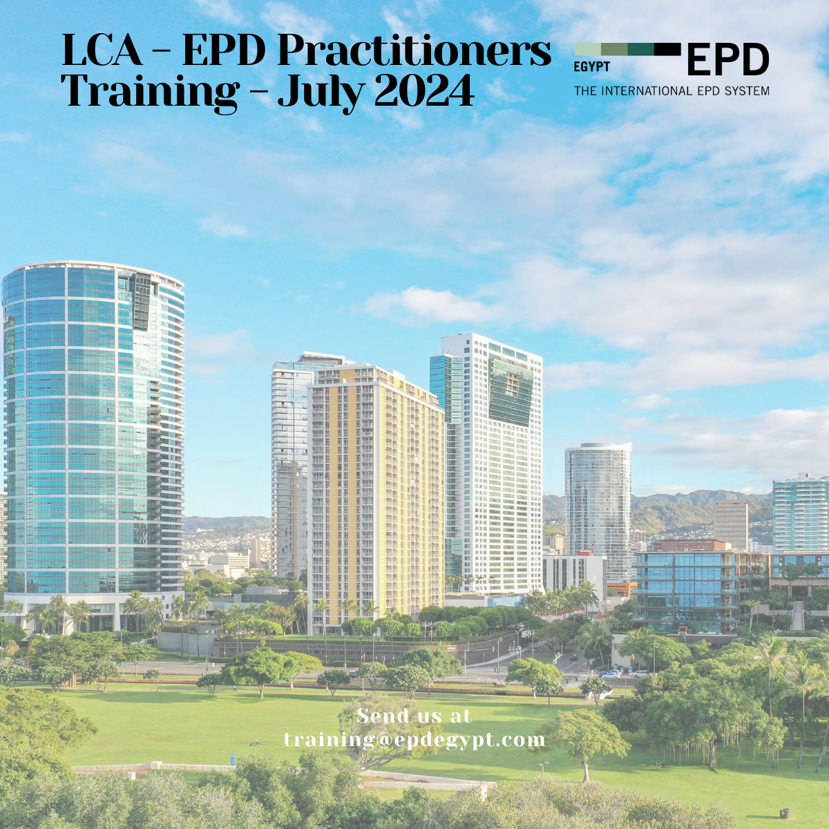 LCA – EPD Practitioner Training – July 2024 Round